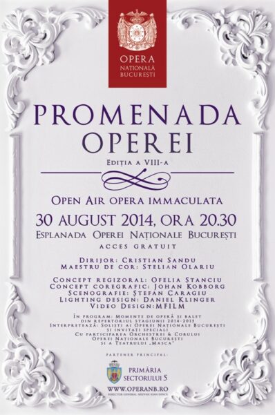 (P) Promenada Operei – editia a VIII-a – Open Air Opera Immaculata