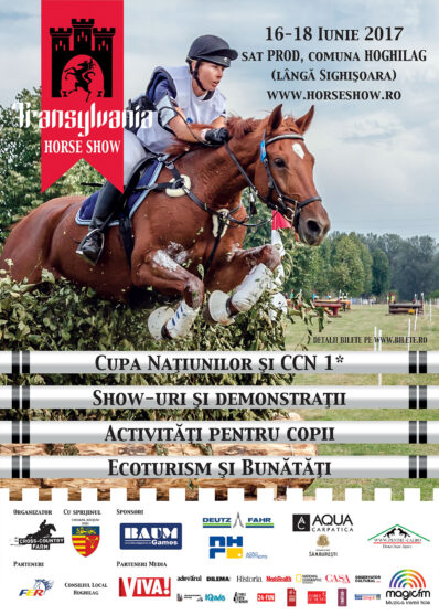 (P) 95 de călăreți din 15 țări participă la Transylvania Horse Show 2017!